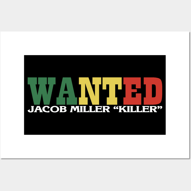 Jacob Miller Killer Wanted Wall Art by paigenorth